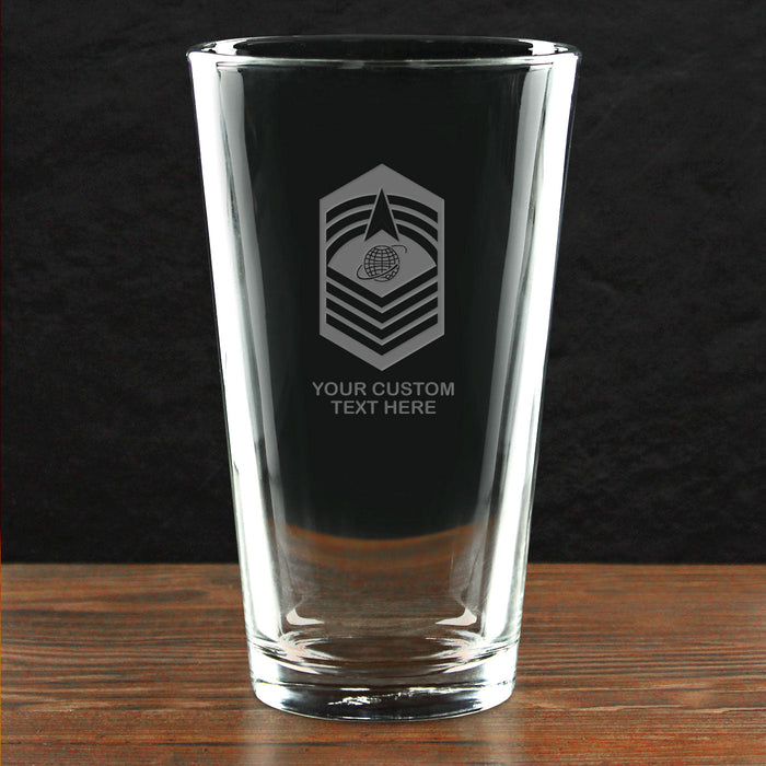 US Space Force 'Pick Your Design' Personalized 16 oz. Pint Glass