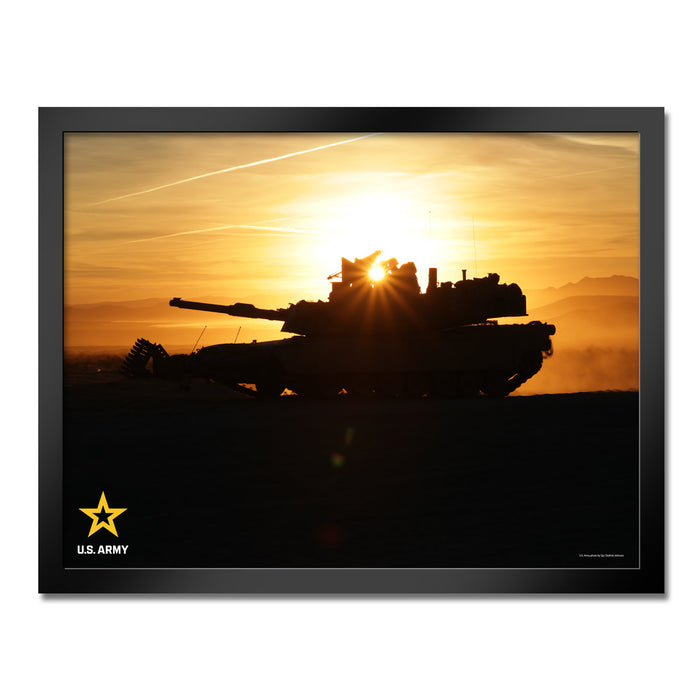 U.S. Army Abrams Tank Framed Print