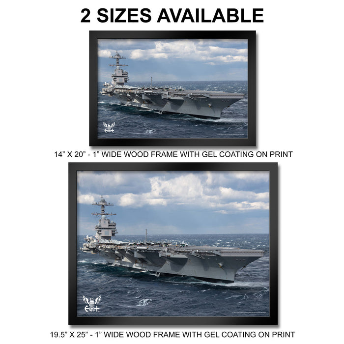 U.S. Navy Aircraft Carrier Framed Print