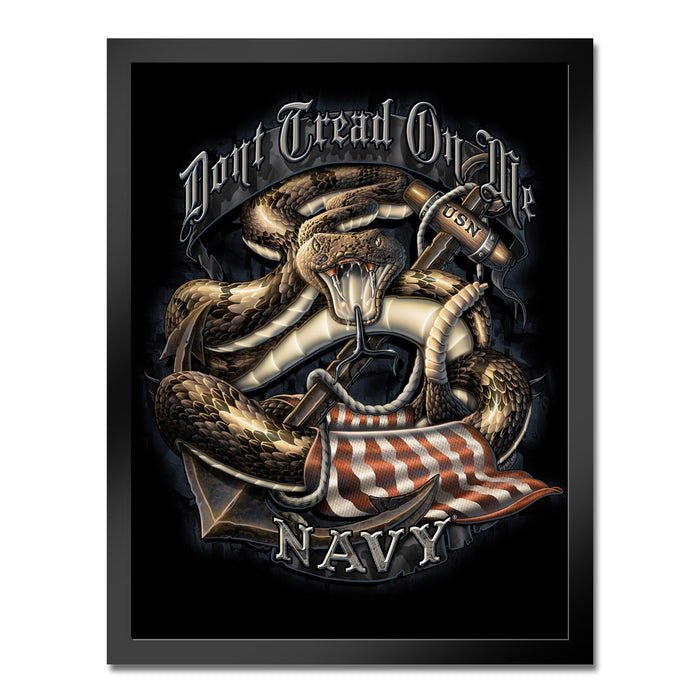 U.S. Navy Don't Tread Framed Print