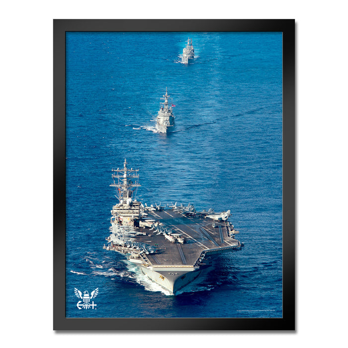 U.S. Navy Carrier Fleet Framed Print