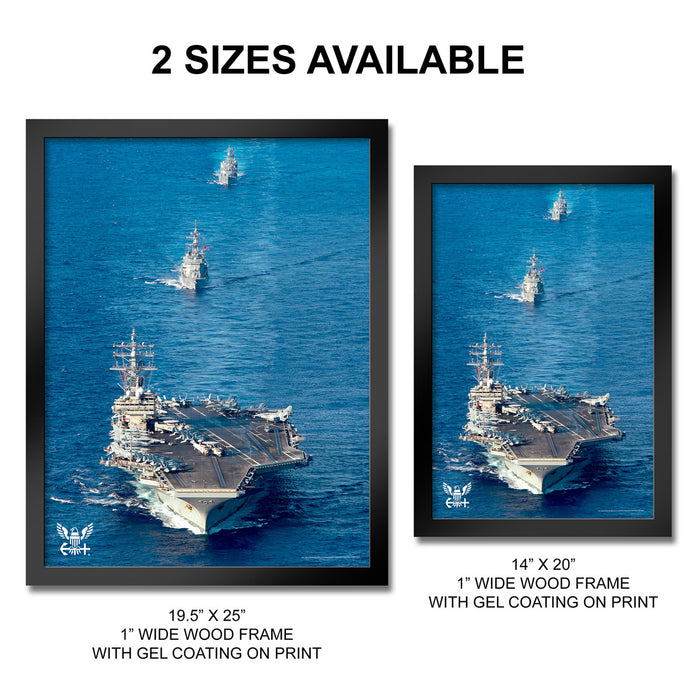 U.S. Navy Carrier Fleet Framed Print