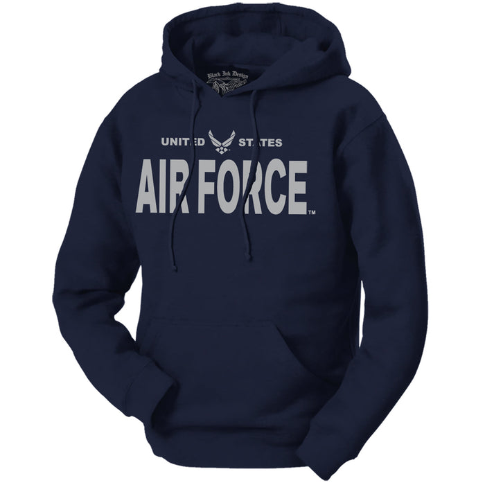 US Air Force Hoodie -  Air Force - Basic Sweatshirt Hoodie - Men's and Lady's Navy U.S.A.F. Hoodie