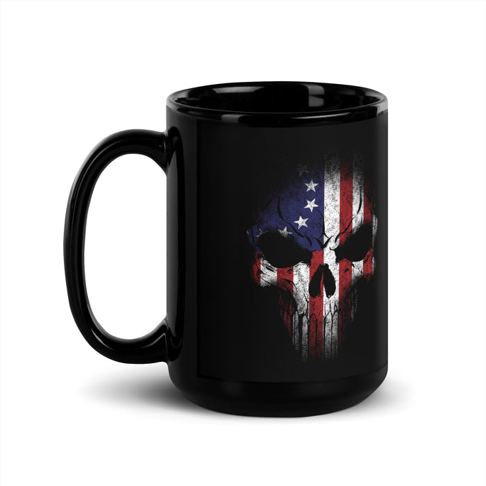 Betsy Ross Flag Skull 15oz. Coffee Mug