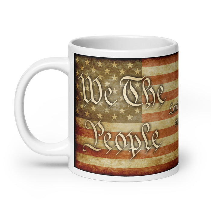 We The People Patriotic 20oz Coffee Mug by 7.62 Design