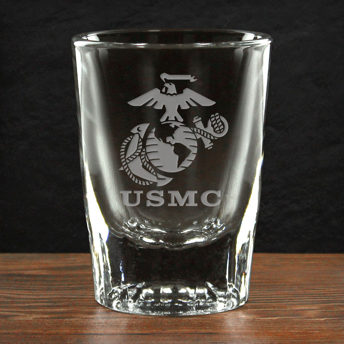 USMC 'Build Your Glass' 1.5 oz. Shot Glass