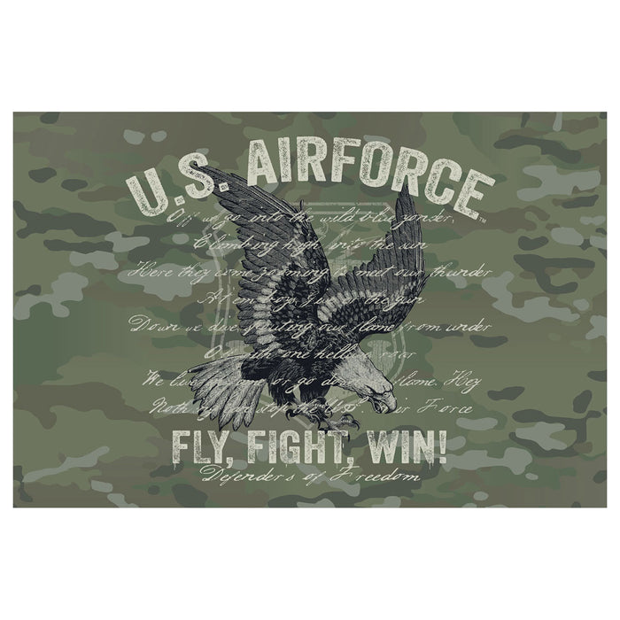 USAF Fly Fight Win 20x30 Rug