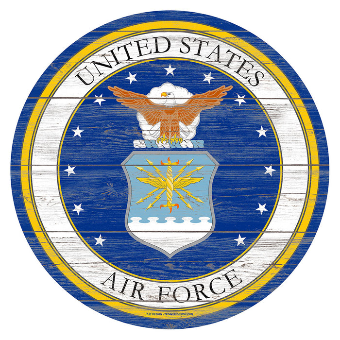USAF Seal 12 inch Round Sign