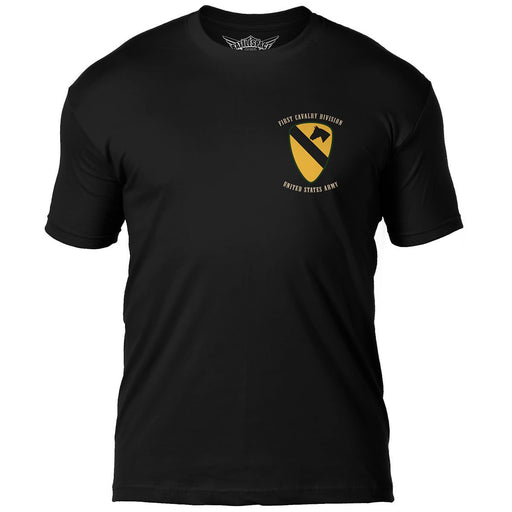 U.S. Army 1st Cavalry 'First Team' 7.62 Design Battlespace Men's T-Shirt- 7.62 Design