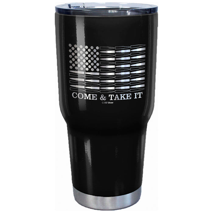 7.62 Design Come & Take It U.S. Flag Laser Etched 32oz Travel Mug