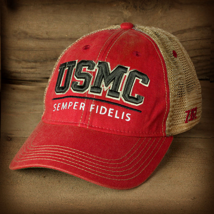 USMC 'Semper Fidelis' Vintage Trucker Hat