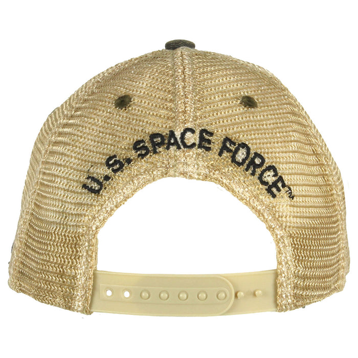 US Space Force Logo Vintage Trucker Hat