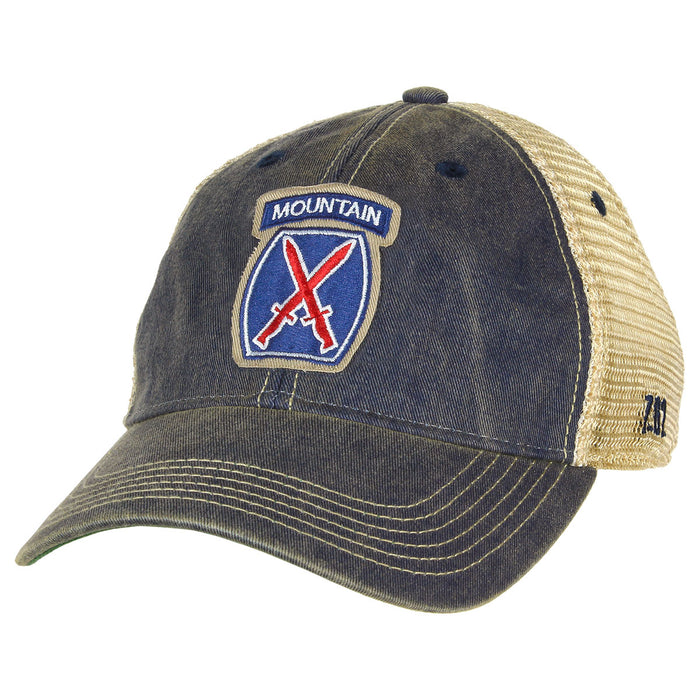US Army 10th Mountain Division Vintage Trucker Hat