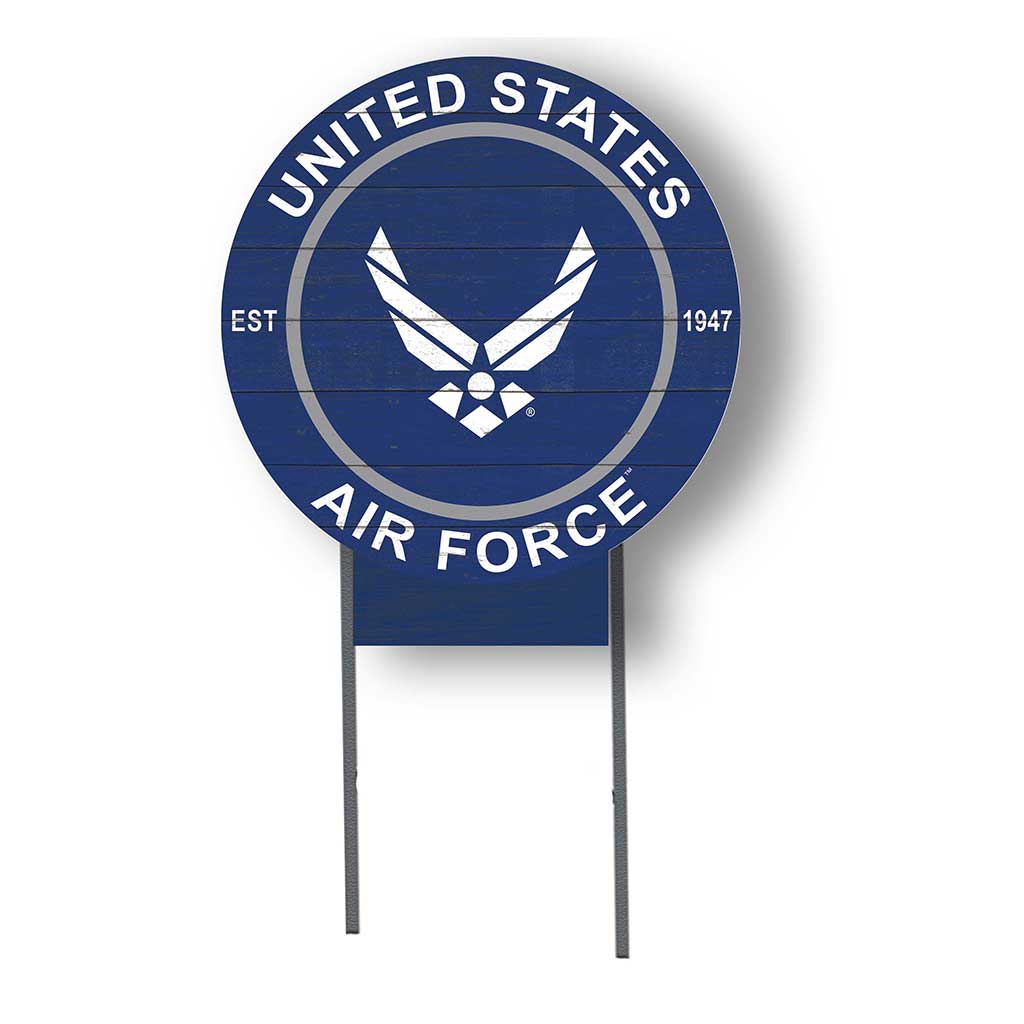 U.S. Air Force Logo 20 x 20 inch Yard Sign - Made In The USA — 7.62 Design