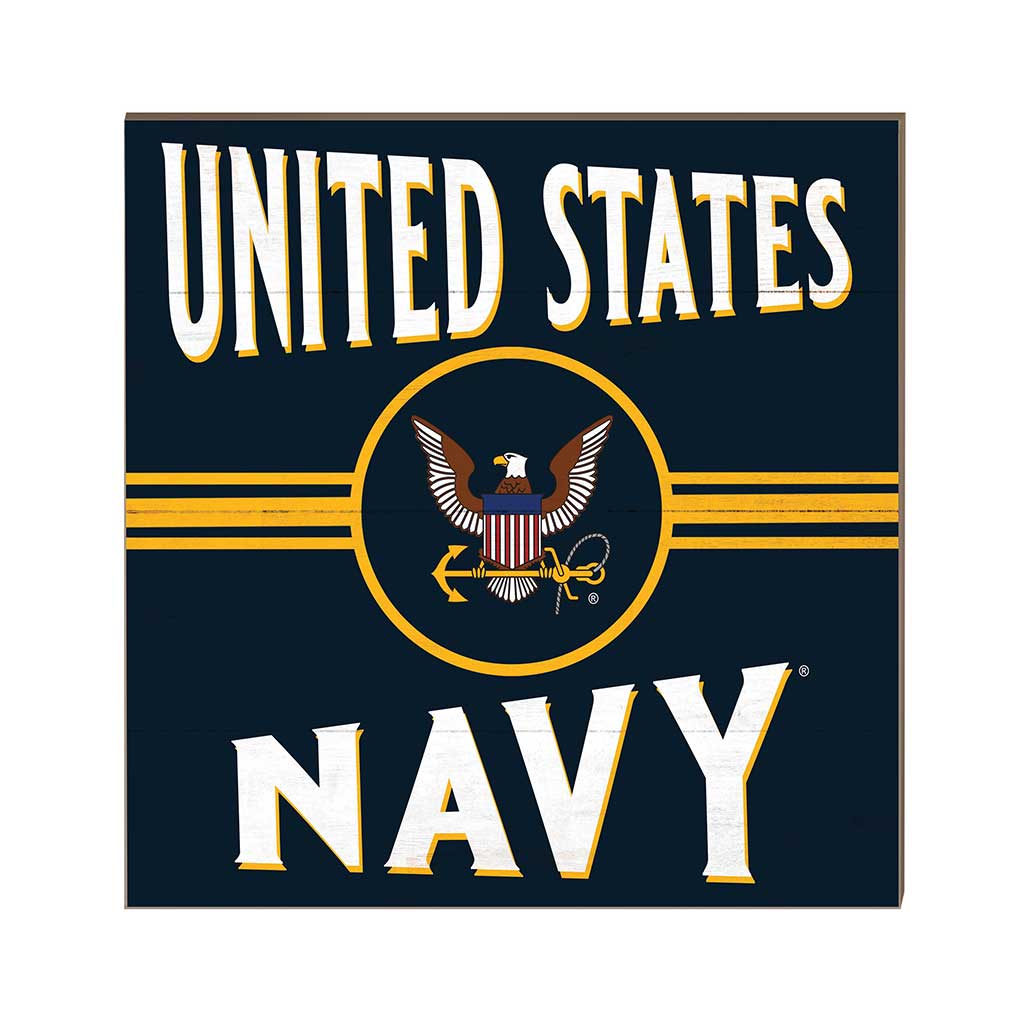U.S. Navy Retro 10 x 10 inch Wood Sign — 7.62 Design