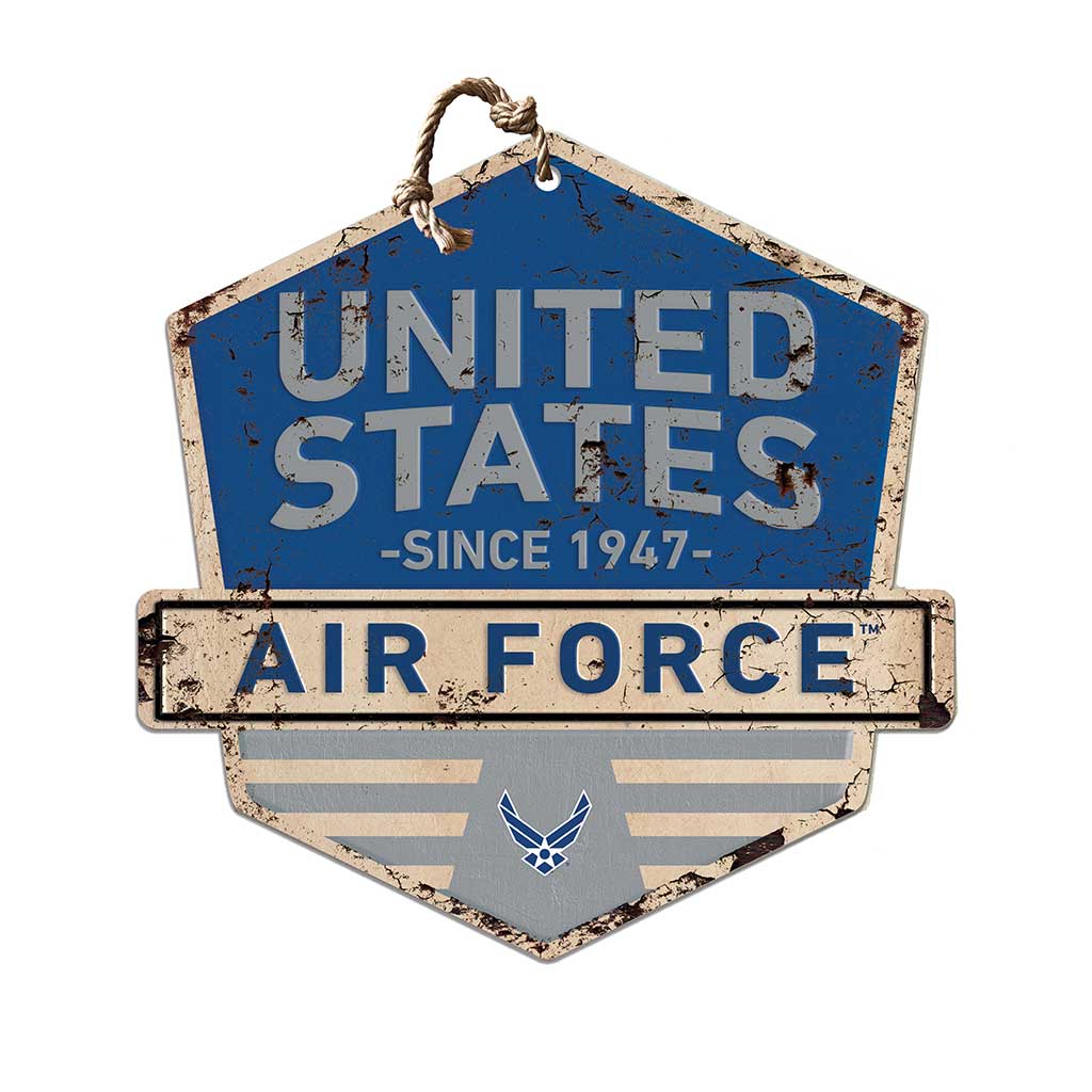 U.S. Air Force Rustic Badge 20 x 20 inch Sign — 7.62 Design