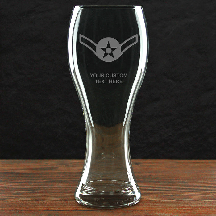 U.S. Air Force 'Build Your Glass' Personalized 23 oz. Giant Pilsner Glass