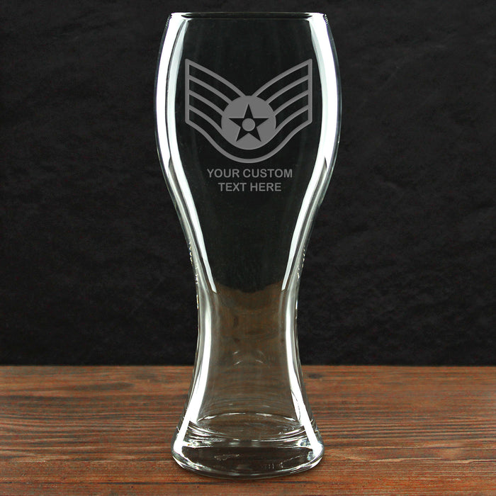 U.S. Air Force 'Build Your Glass' Personalized 23 oz. Giant Pilsner Glass