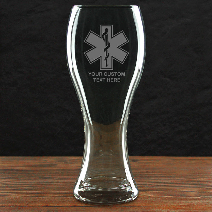 Firefighter & First Responders Personalized 23 oz. Pilsner Beer Glass