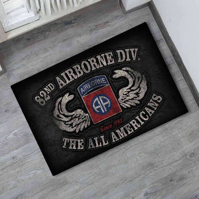 U.S. Army 82nd Airborne Divison All Americans 20x30 Floor Mat