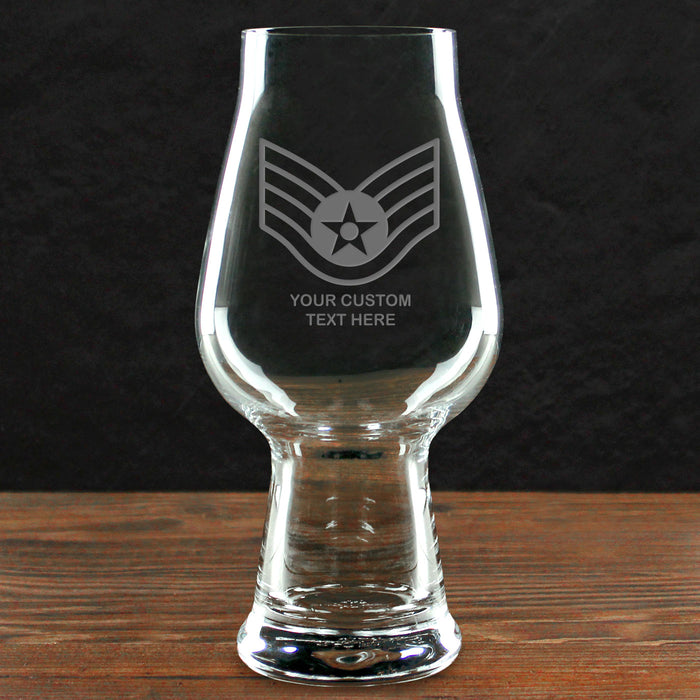 U.S. Air Force 'Build Your Glass' Personalized 18.25 oz. Luigi Bormioli IPA Glass