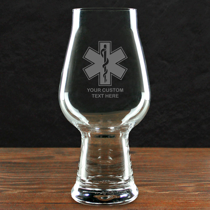 Firefighter & First Responders Personalized 18 oz. IPA Beer Glass