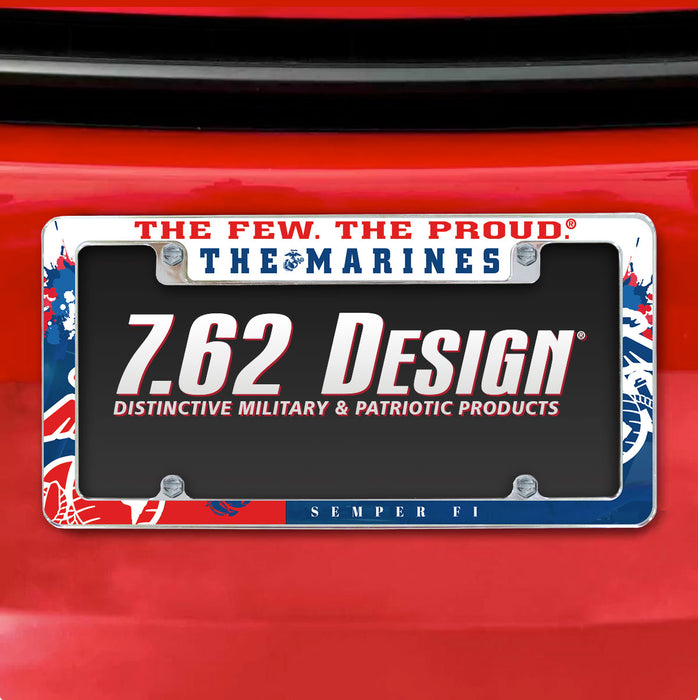 7.62 Design Marine Corps License Plate Frame - Officially Licensed