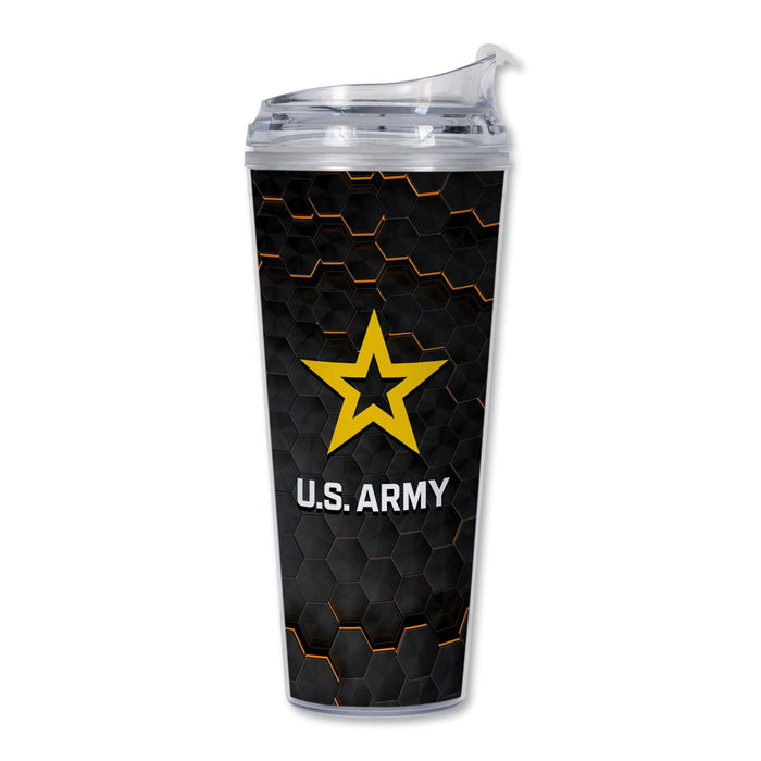 U.S. Army Logo Plastic Tumbler by 7.62 Design