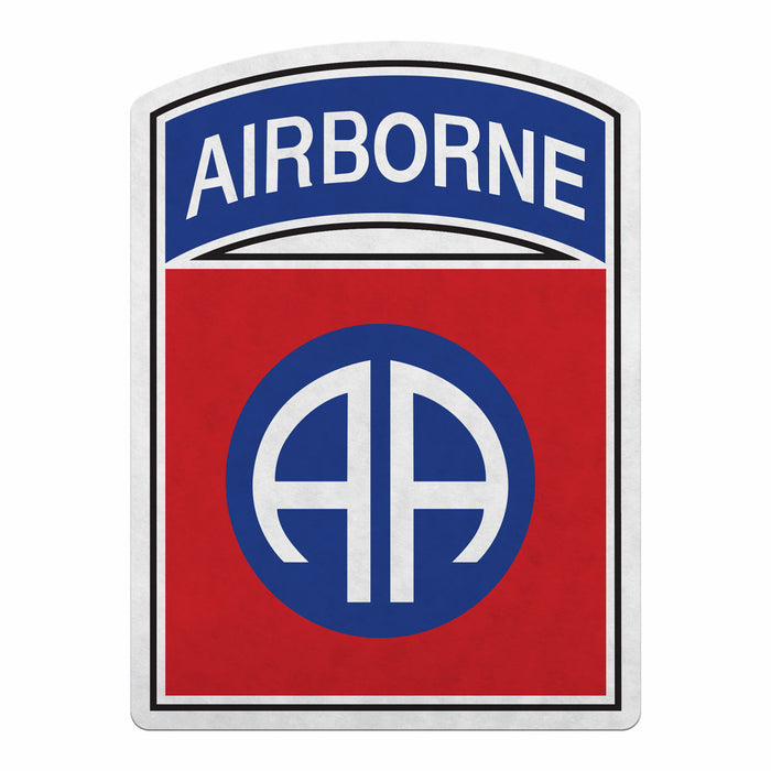 U.S. Army 82nd Airborne Division Die-Cut Pennant by 7.62 Design - Made in the USA
