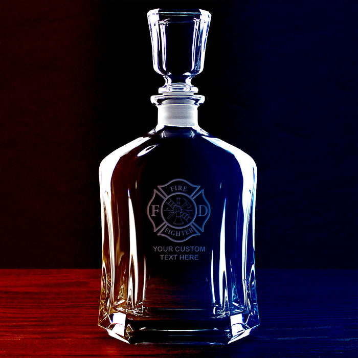 Firefighter Personalized 23 oz. Capitol Whiskey Decanter