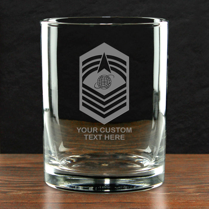 US Space Force 'Pick Your Design' Double Old Fashioned Glass