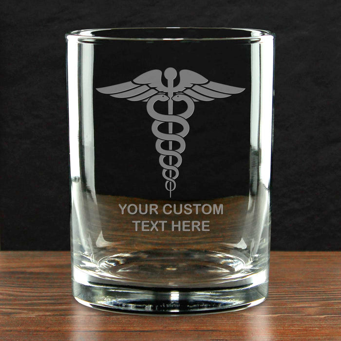Firefighter & First Responders Personalized 14 oz. Double Old Fashioned Glass