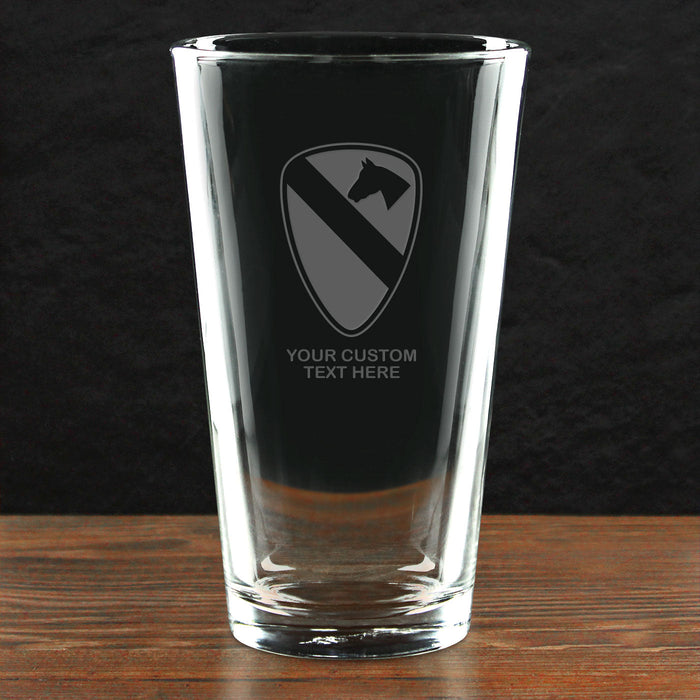 US Army 'Pick Your Design' Personalized Pint Glass