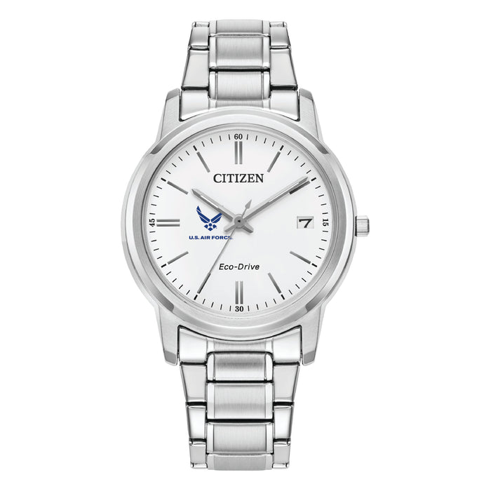 Citizen USAF Women's Classic Stainless Steel Eco-Drive Watch