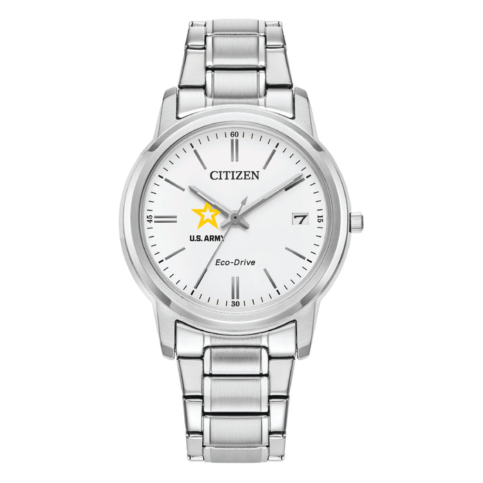 Citizen Army Women's Classic Stainless Steel Eco-Drive Watch