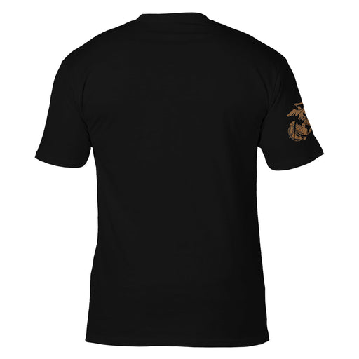 USMC Seventeen 75 - Black Ink T-Shirt