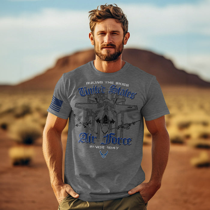U.S. Air Force Ruling The Skies 7.62 Design Men's T-Shirt