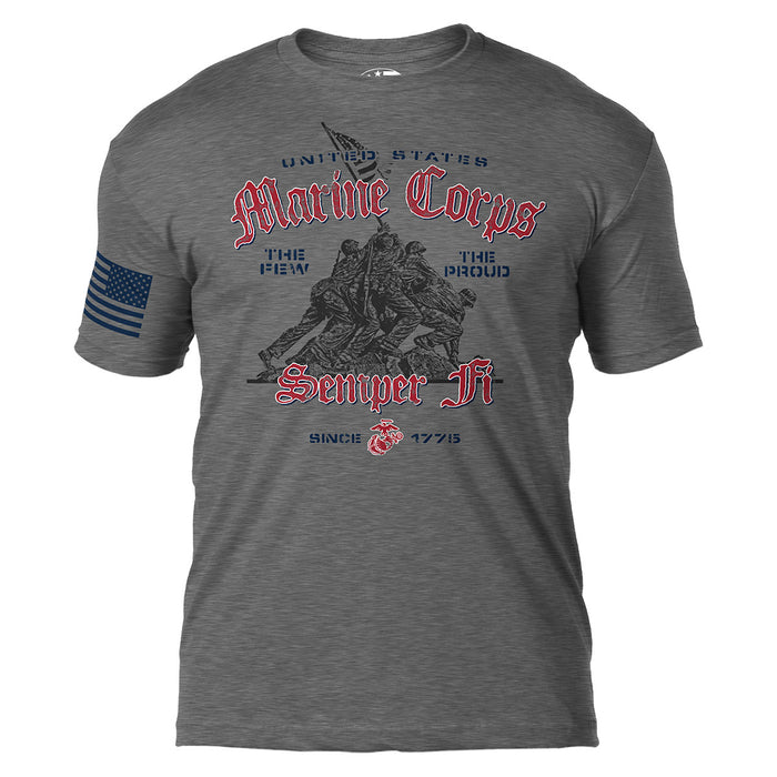 USMC Iwo Jima 7.62 Design Men's T-Shirt