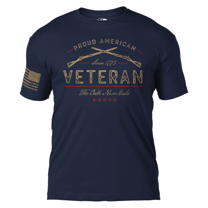 Veterans The Oath Never Ends 7.62 Design Men's T-Shirt