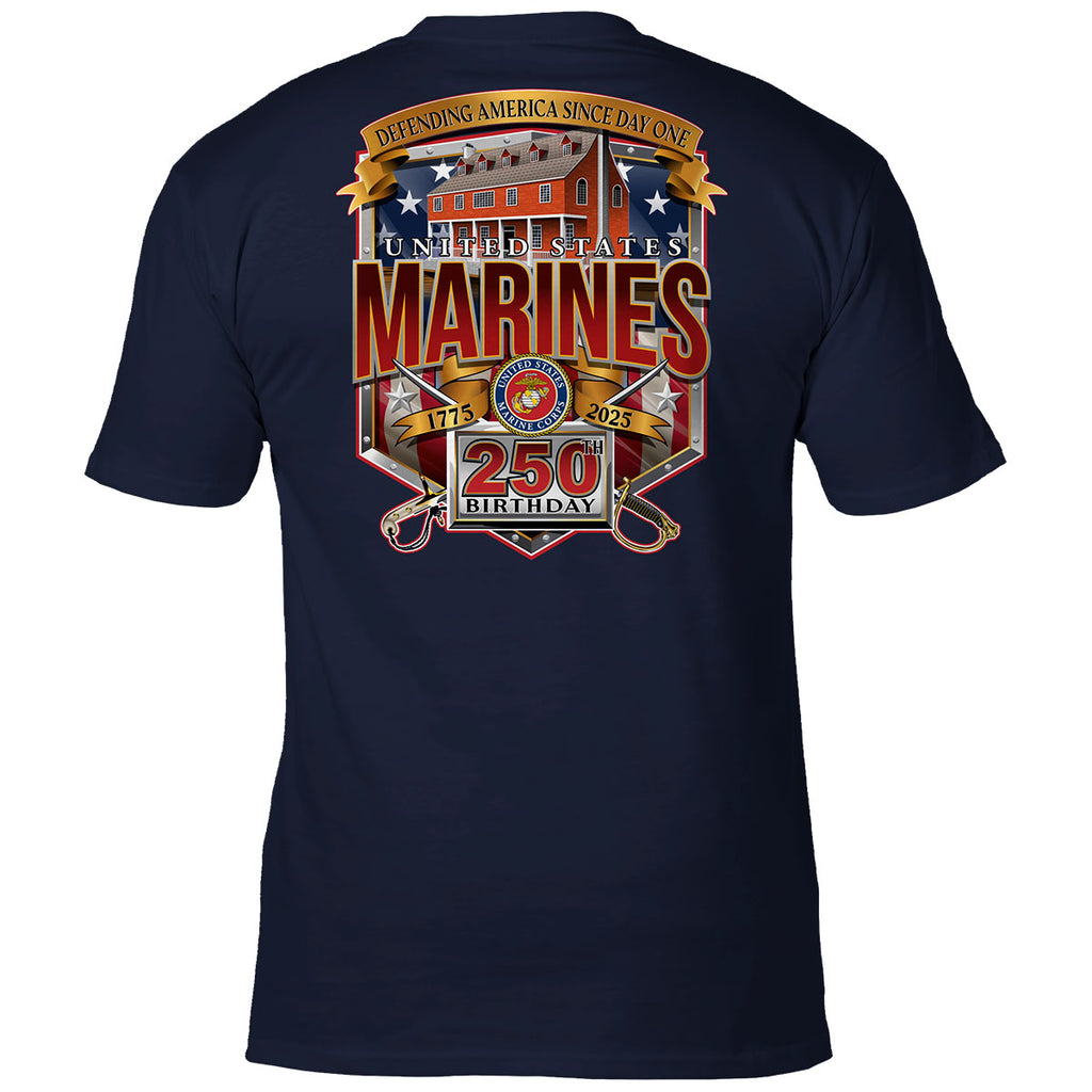 USMC 250th Birthday 7.62 Design Men's Marines T-Shirt