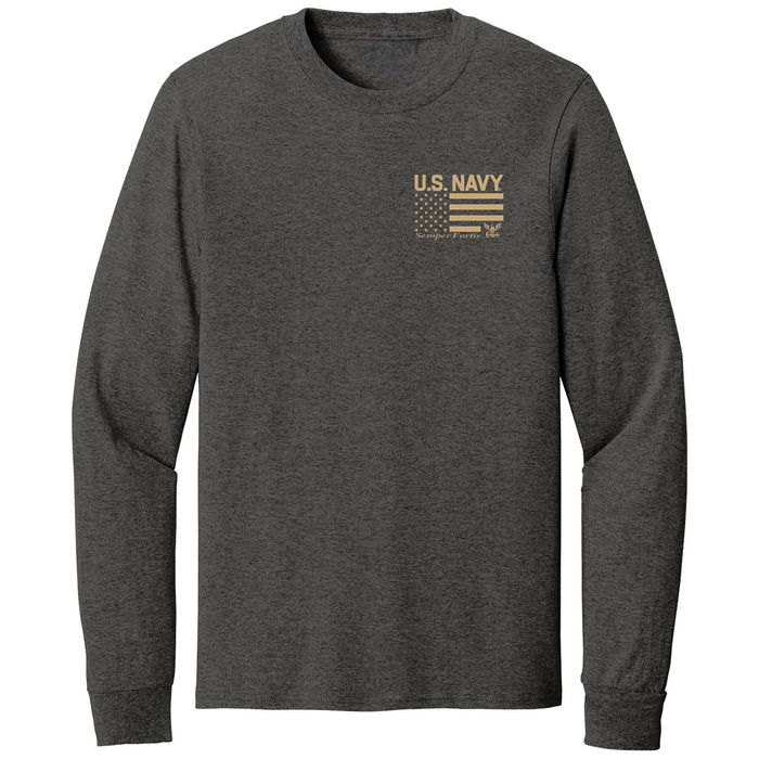 US Navy Logo Unisex Long Sleeve T-Shirt