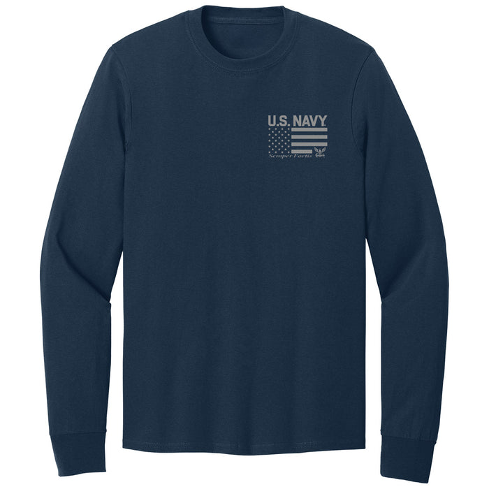 US Navy Logo Unisex Long Sleeve T-Shirt
