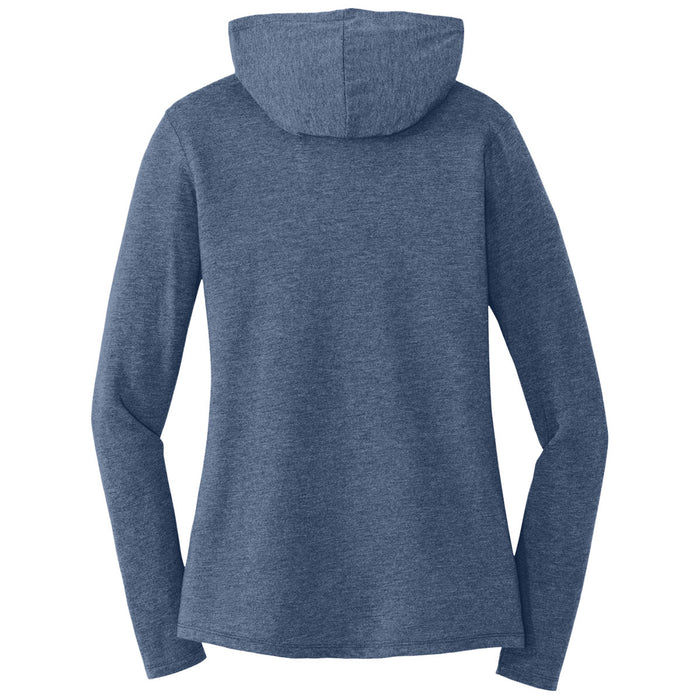 US Navy Logo Women's Hooded Long Sleeve Tee