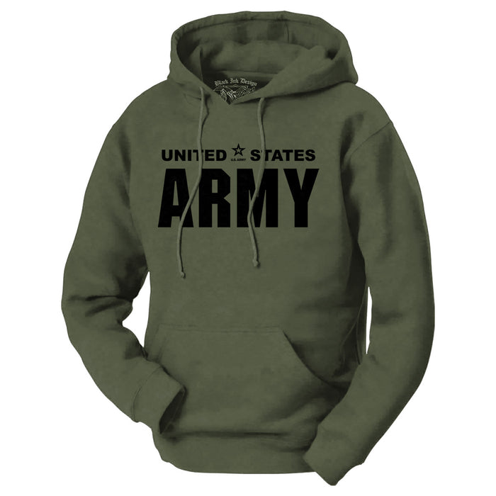 US Army Hoodie -  Army - Basic Sweatshirt Hoodie - Men's and Lady's U.S. Army Hoodie
