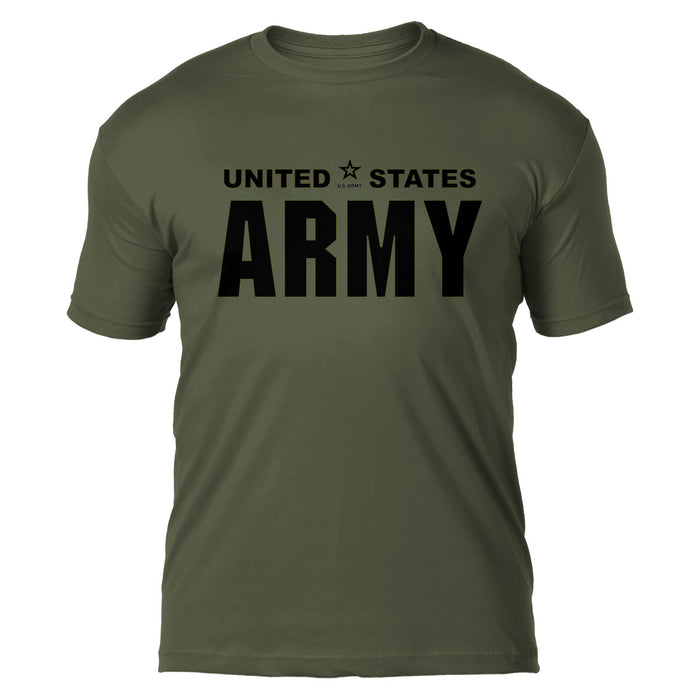 US Army P/T Shirt - Black Ink Mens T-Shirt