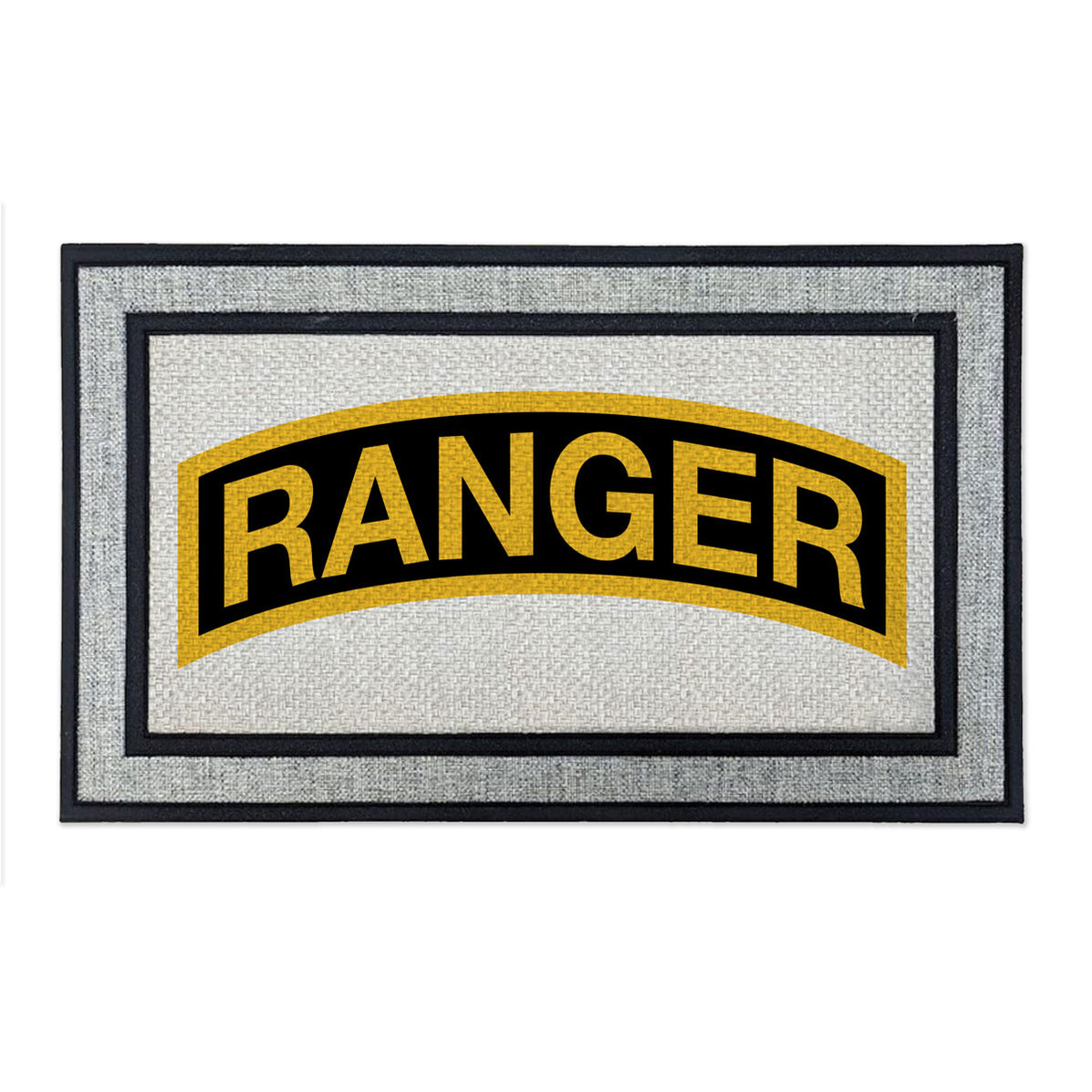 US Army Ranger Tab 18 x 30 inch Color Doormat ??? 7.62 Design