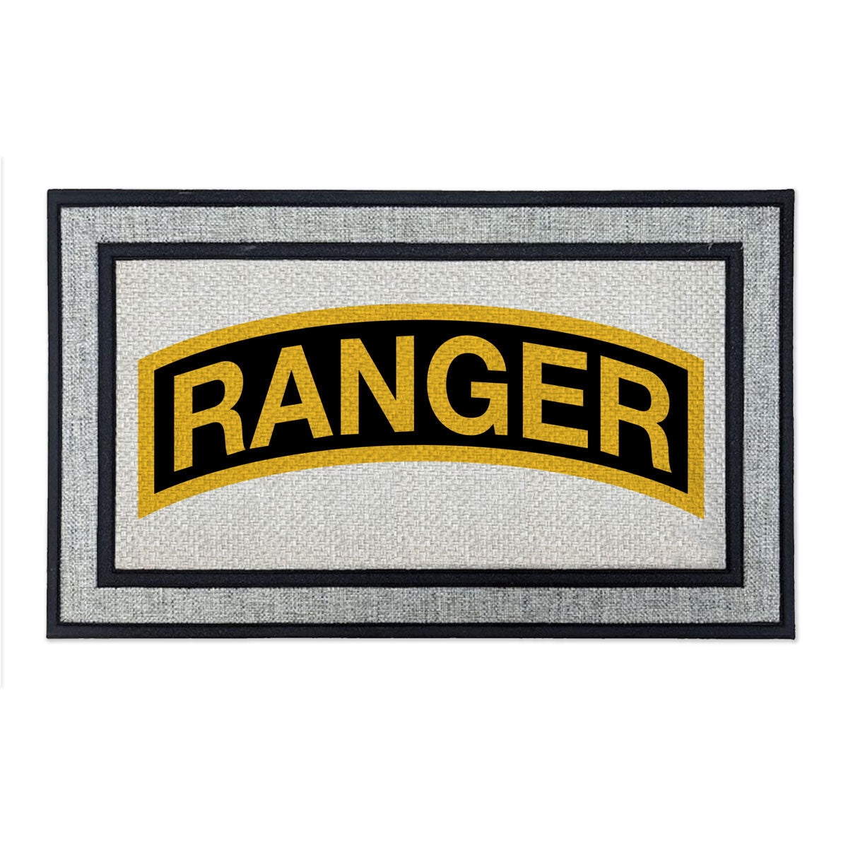 US Army Ranger Tab - 18 x 30 inch Color Doormat — 7.62 Design