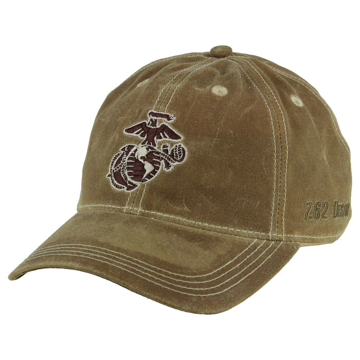 Ega Cap USMC 'EGA' Waxed Cotton Baseball Cap — 7.62 Design