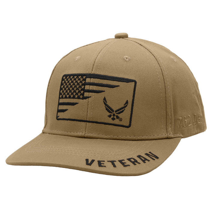 U.S. Air force Veteran Split Flag Twill Hat