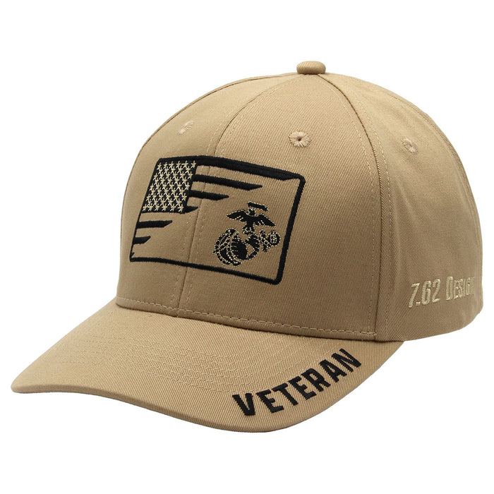 U.S. Marine Corps Veteran Split Flag Twill Hat